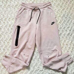 Nike Sweatpants - Women’s Dusty Pink Nike Tech Fleece Jogger Pants - Draw String